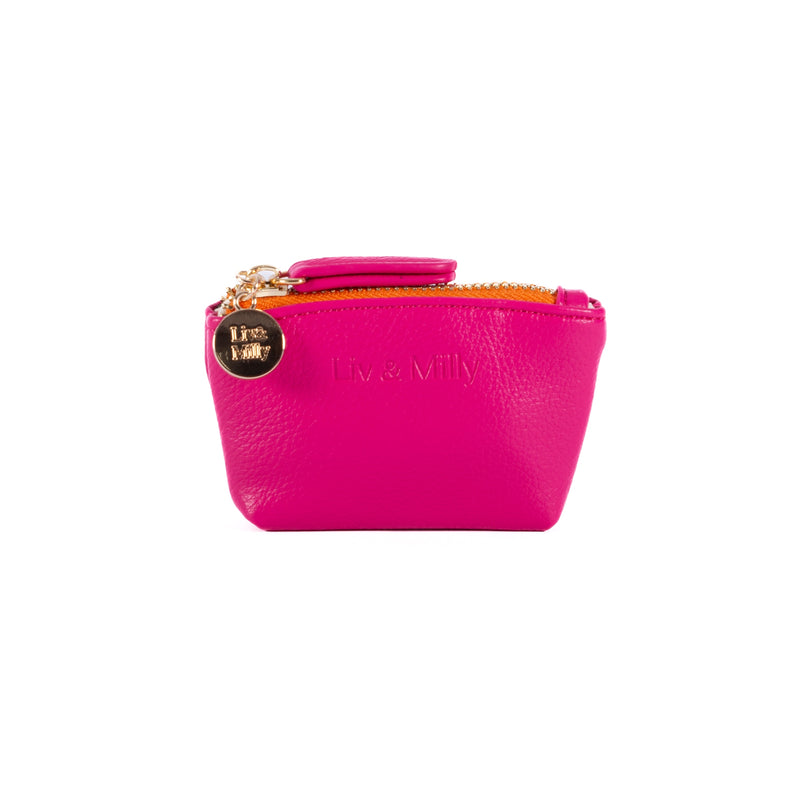 Liv & Milly | Coin Purse - Hot Pink