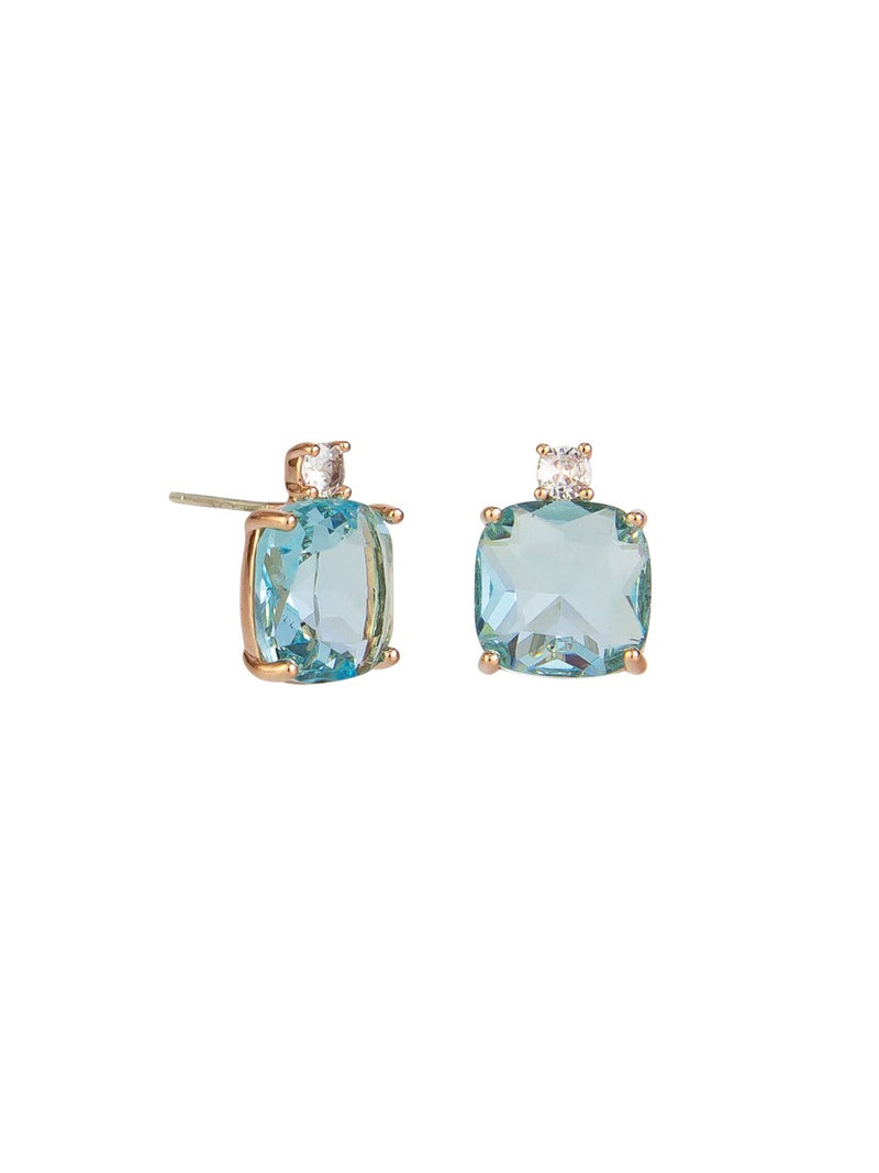 Tiger Tree | Aquamarine Perfume Studs