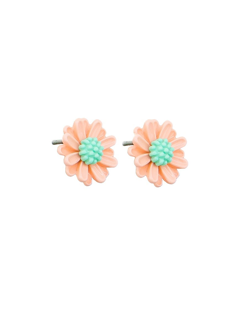 Pink Seaside Daisy Earrings