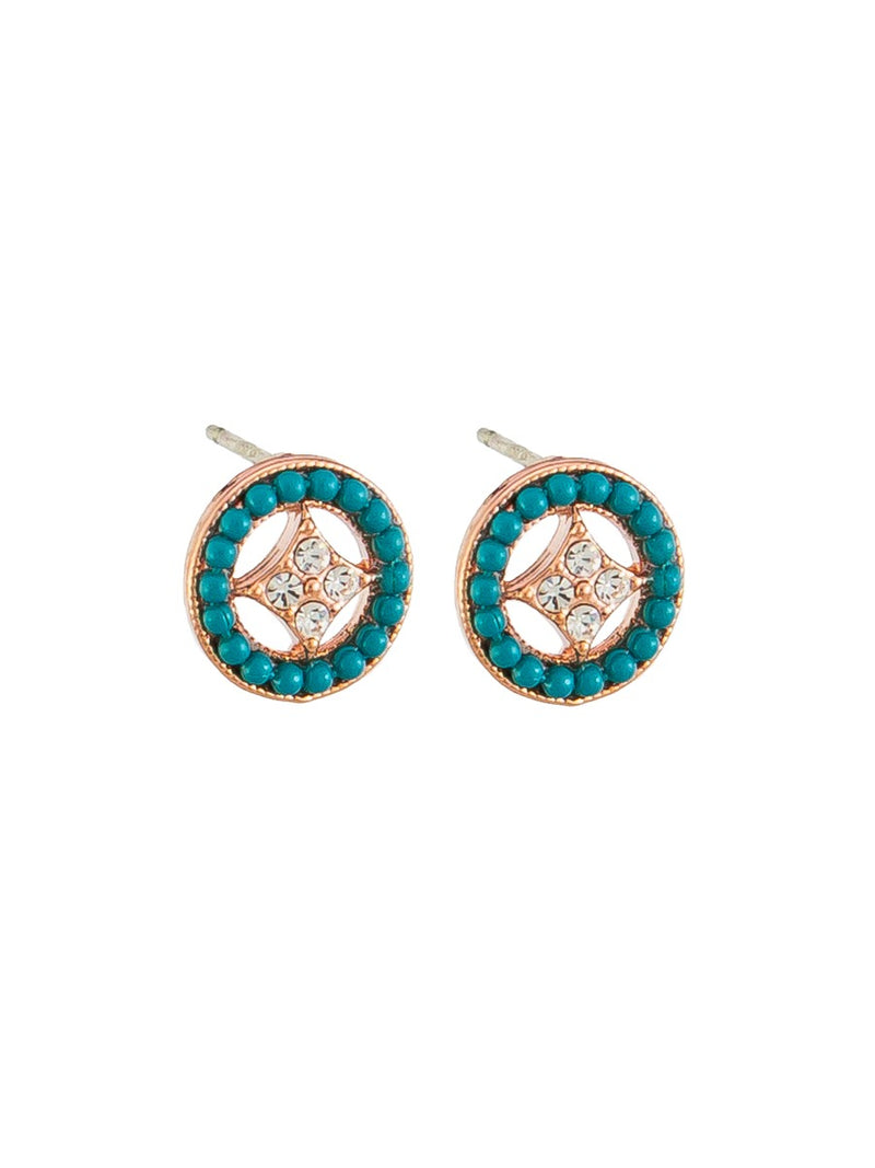 Tiger Tree | Turquoise Stella Studs