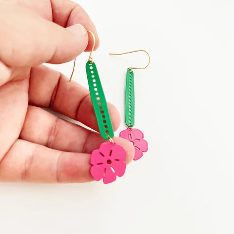 DENZ | Colour Pop Shapes in green/pink