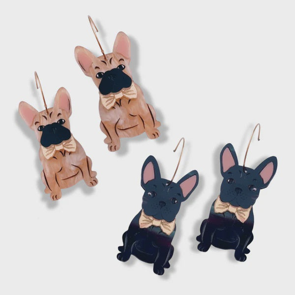 Bling Hound | Frenchie Dangles - BLUE