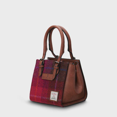 Islander | The Mini Caillie Tote Fuchsia Tartan