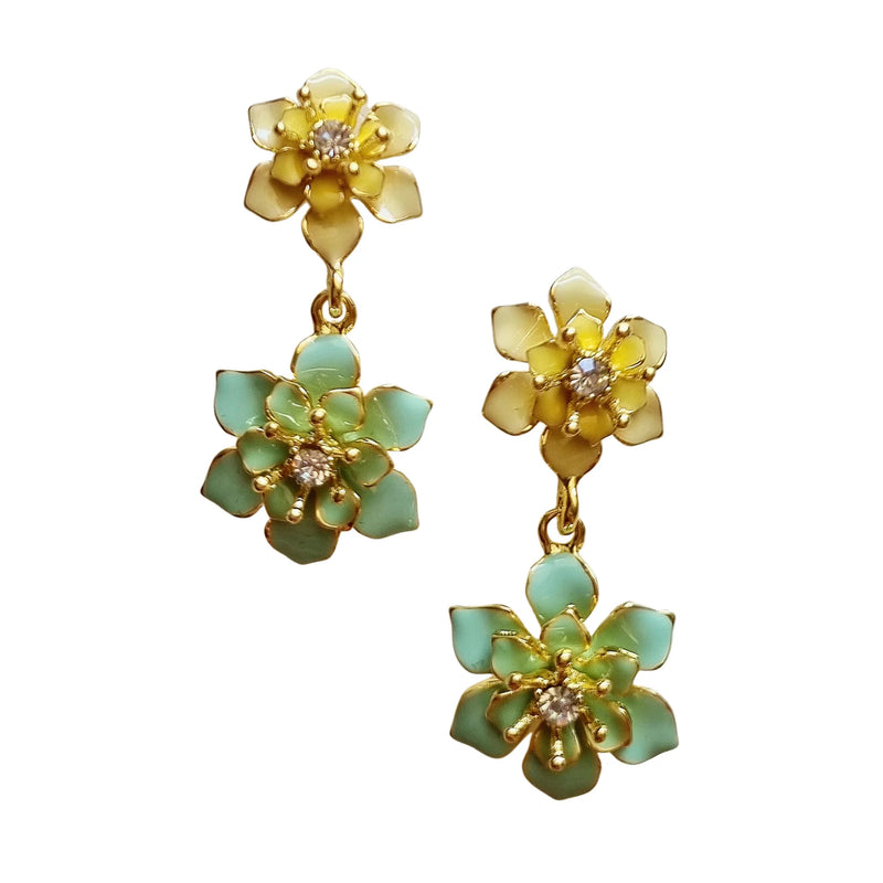 Zoda | Flower Earring Mint