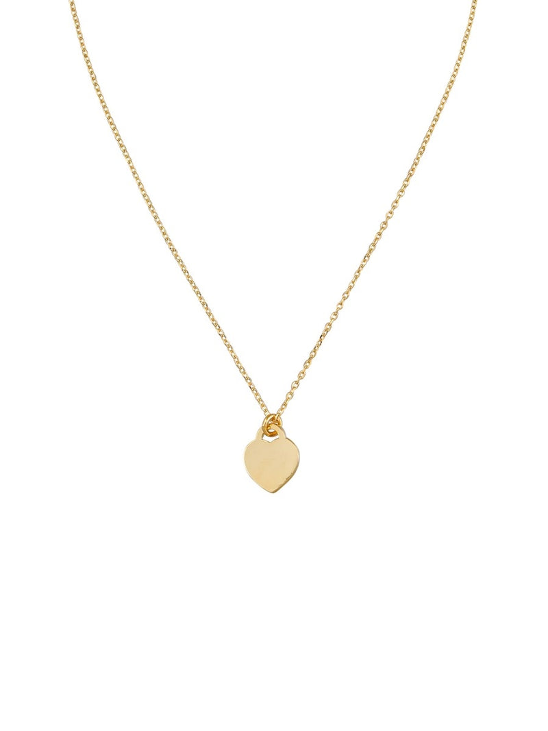 Tiger Tree | Gold Heart & Chain Necklace