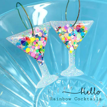 Hello Little Friday | Rainbow Confetti Cocktails