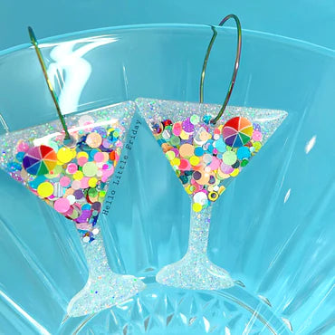 Hello Little Friday | Rainbow Confetti Cocktails
