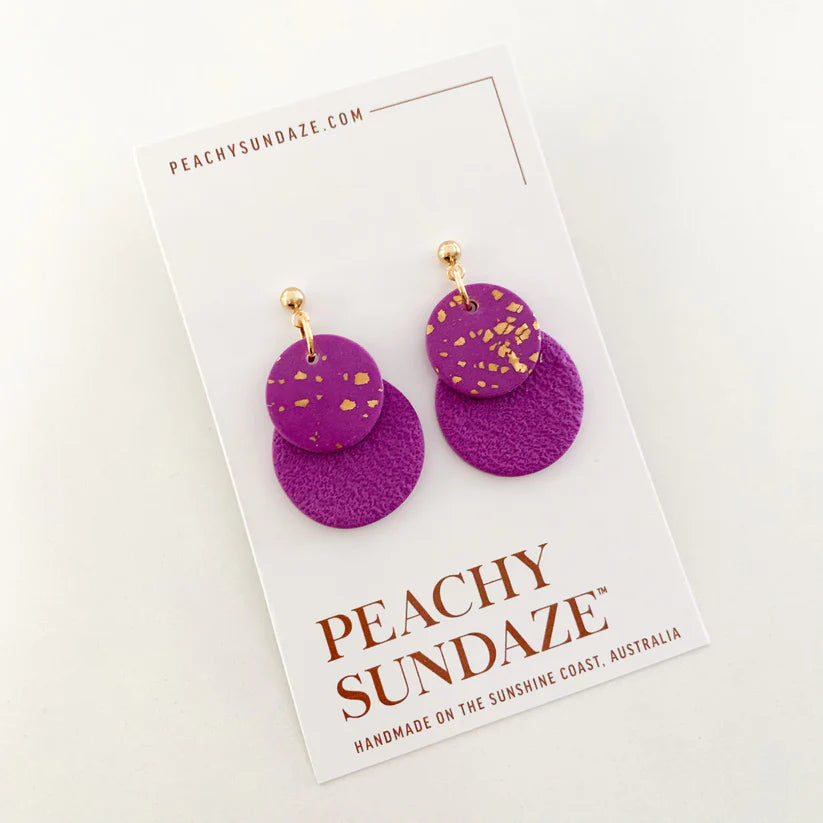 Peachy Sundaze | Eva - Magenta and Gold