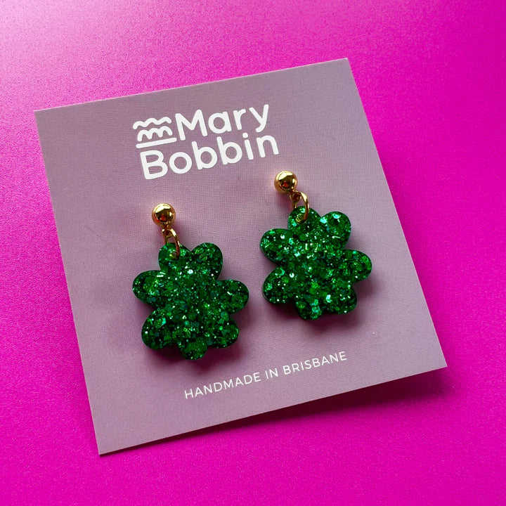 Mary Bobbin | Christmas Dainties Glam Dangles - Emerald
