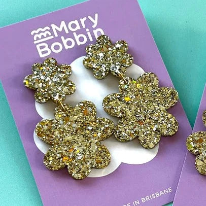 Mary Bobbin | Christmas Mega Glam Dangles - Champagne