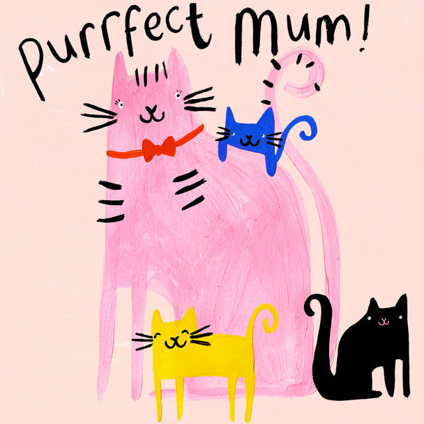 Sooshichacha Greeting Card | Purrfect Mum!