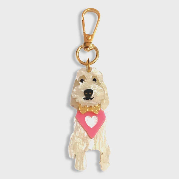 Bling Hound | Labradoodle Bag tag/ Keyring