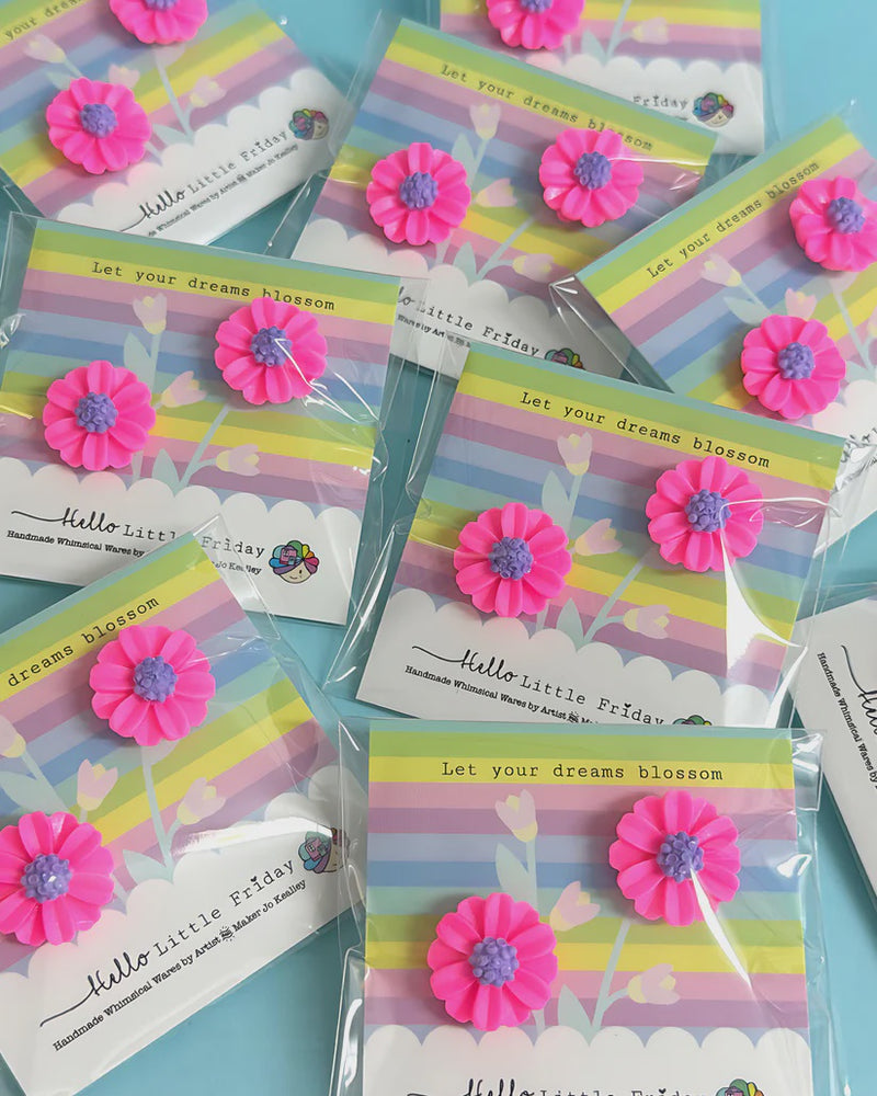 Hello Little Friday | Let Your Dreams Blossom - Pink Studs