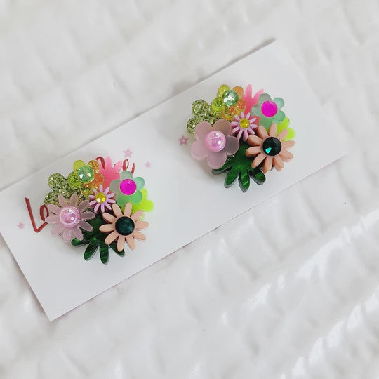Louna Rae  Flower Bouquet Stud Earrings - 031