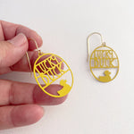 DENZ | Mini Lucky Duck Dangles in Yellow