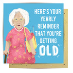 La La Land Greeting Card | Getting Old Lady