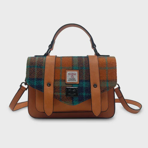 Islander | Mini Satchel - Orange Tartan