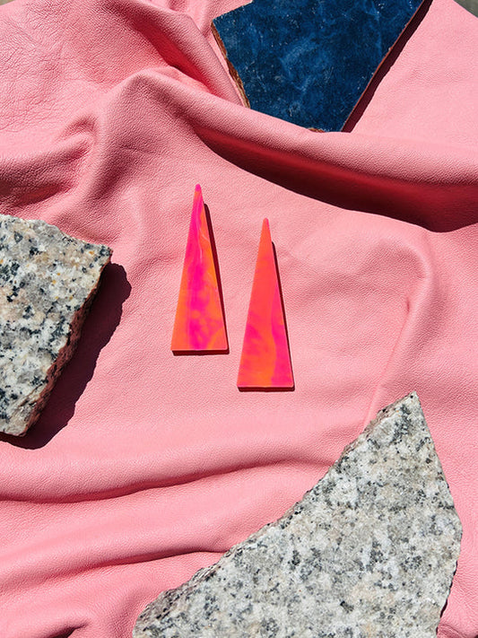 Concrete Jellyfish | Neon triangles
