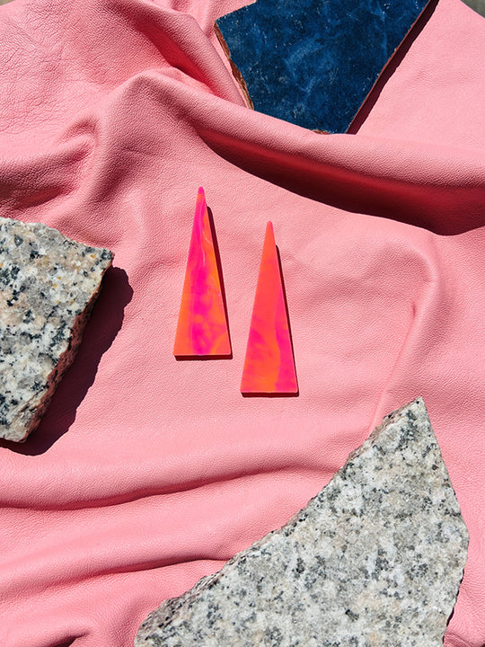 Concrete Jellyfish | Neon triangles