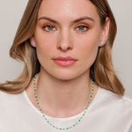 Tiger Tree | Gold & Green Tone Beaded Necklace