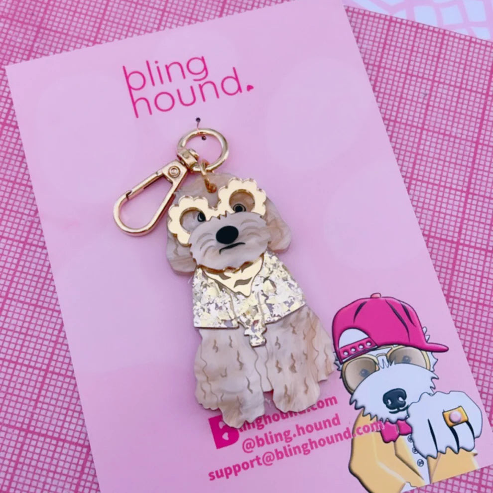 Bling Hound | Cavoodle Key Ring/ Bag Tag