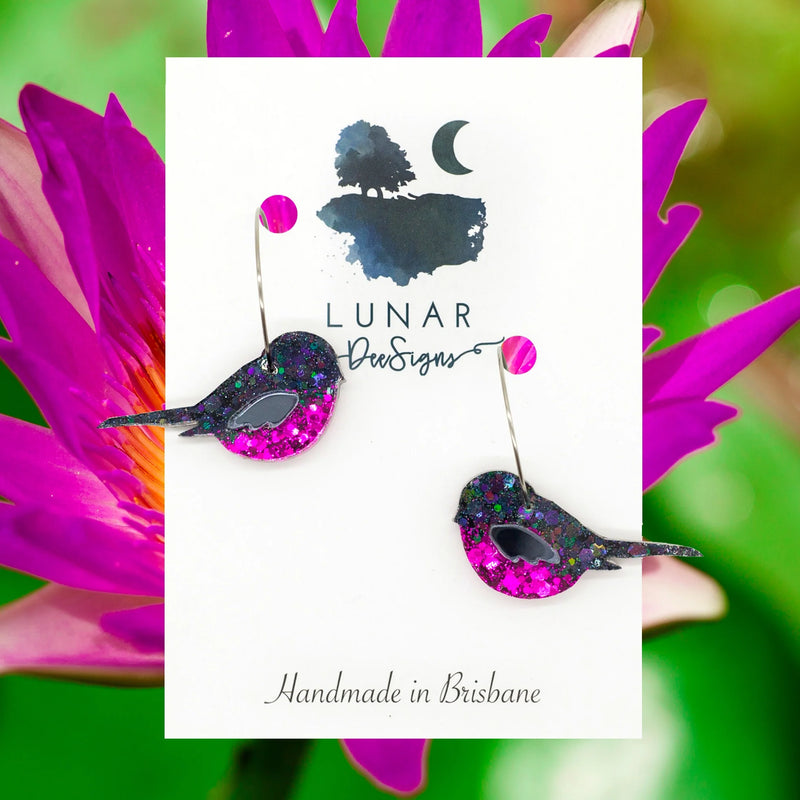 Lunar Dee | Rodney The (Australian Pink) Robin - Hoops