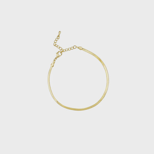 Jolie & Deen | Snake Chain Bracelet - Gold