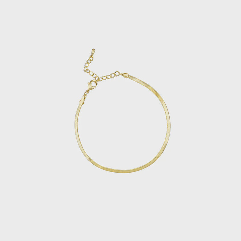 Jolie & Deen | Snake Chain Bracelet - Gold