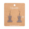 Erstwilder | Angel Glitter Drop Earrings - Silver