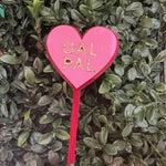 Galentines Day Heart Stake | Pink/Red