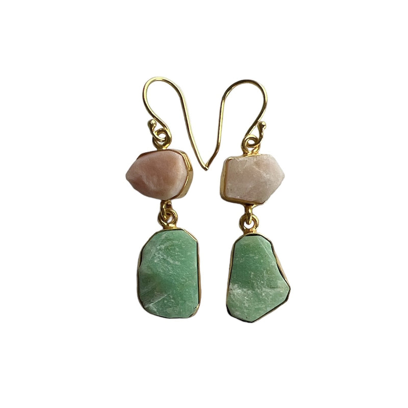 TID | Semi-precious Stone Dangles - Gold Plated