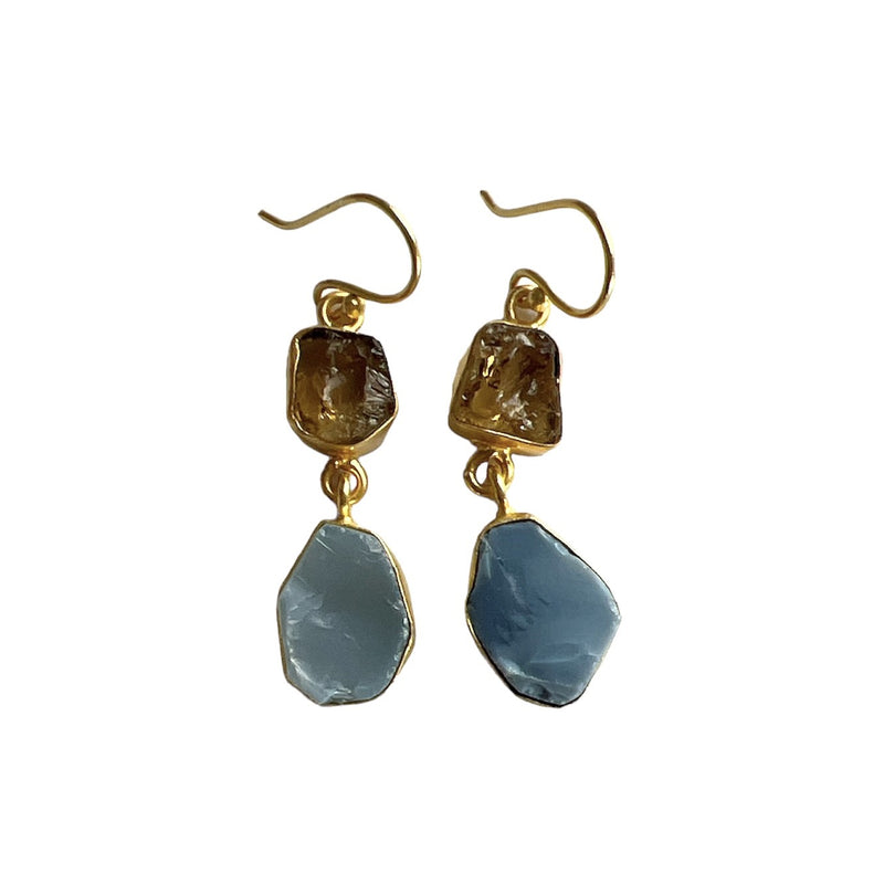 TID | Semi-precious Stone Dangles - Gold Plated