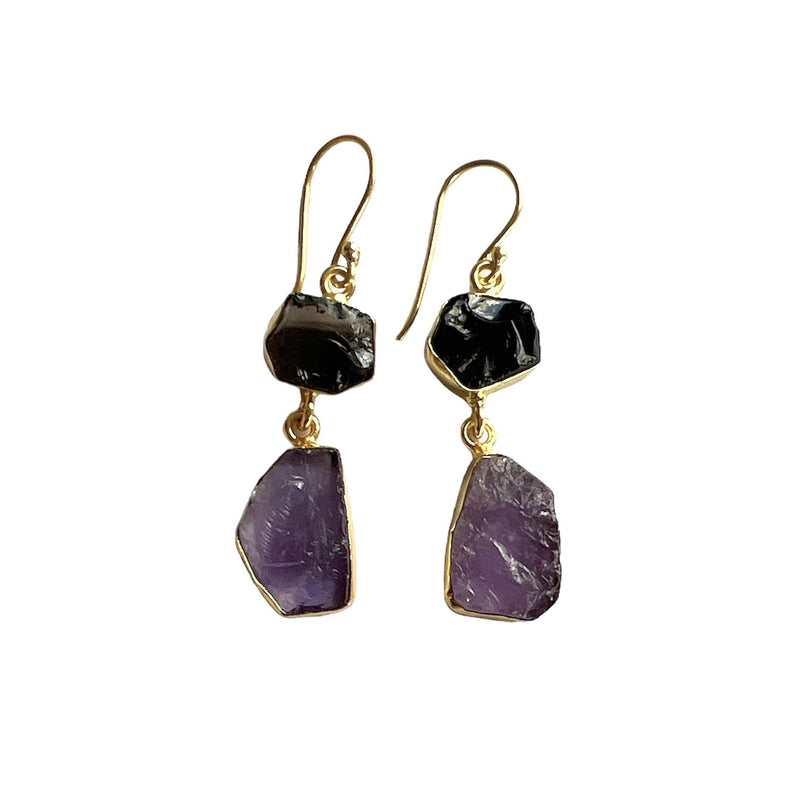 TID | Semi-precious Stone Dangles - Gold Plated