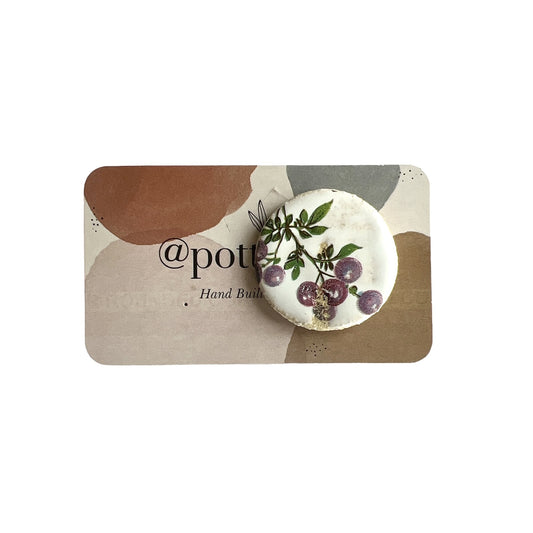 Ceramic Brooch - Berries