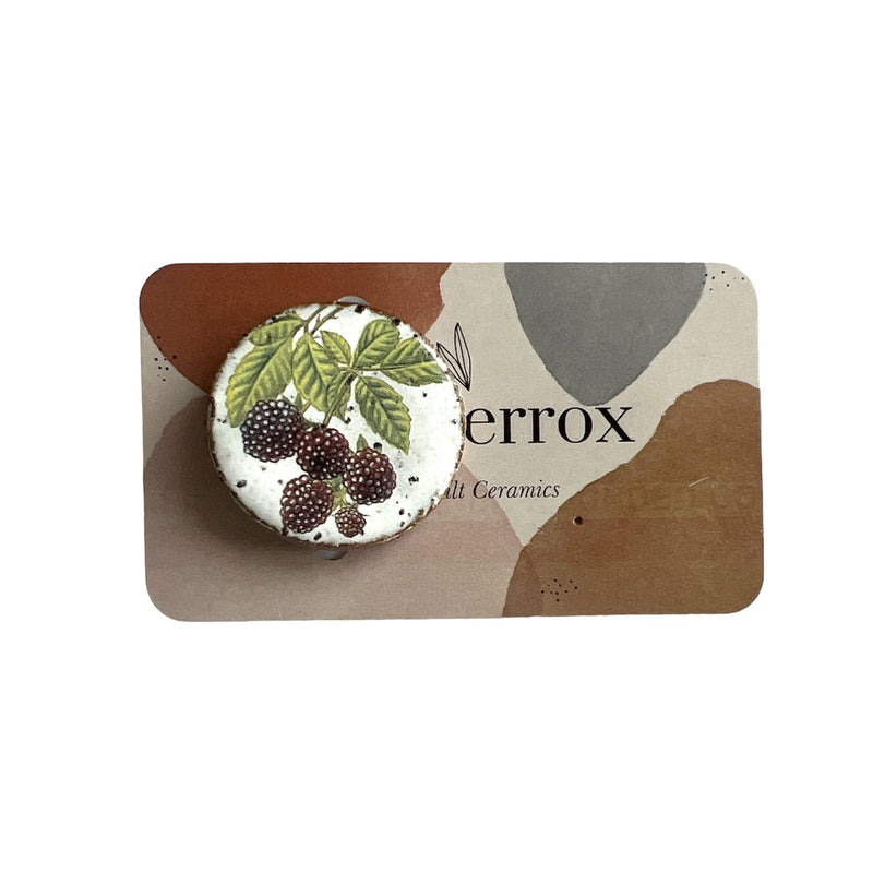 Ceramic Brooch - Berries