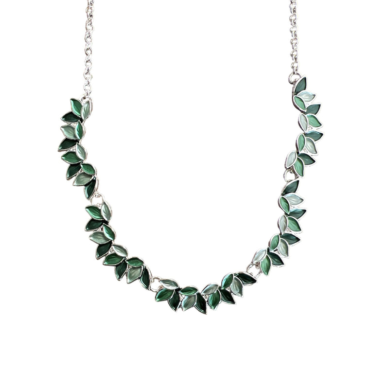 TID | Green Leaf Necklace