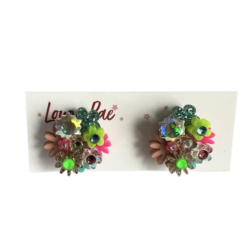 Louna Rae | Flower Bouquet Stud Earrings - #05