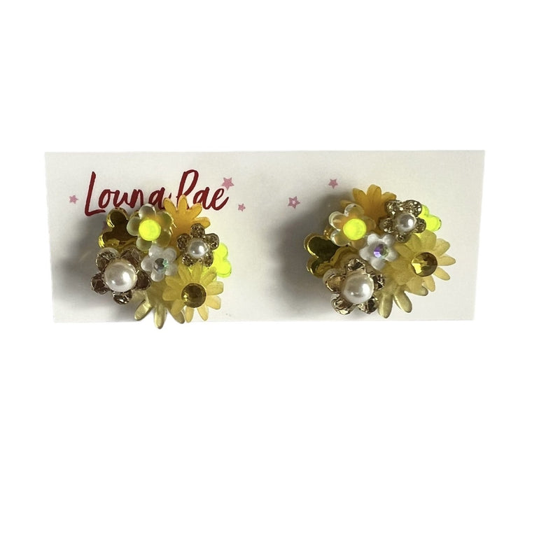 Louna Rae | Flower Bouquet Stud Earrings - #07