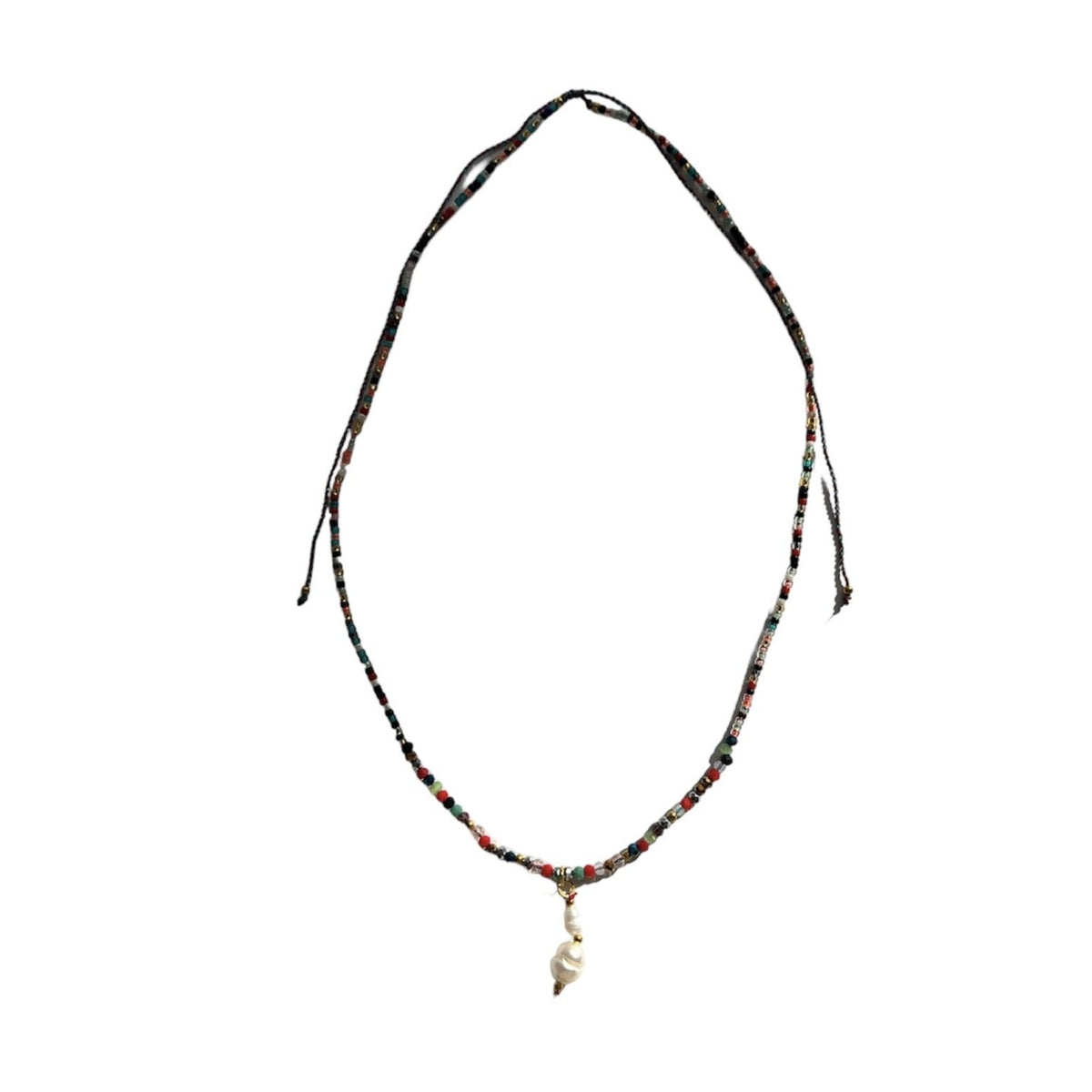 TID |  Multi Bead with Pearl Necklace