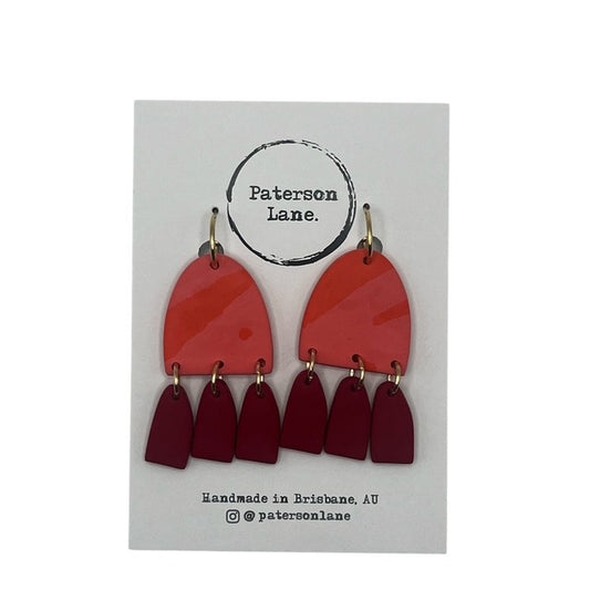 Paterson Lane | Arch dangles on huggie hoops 1