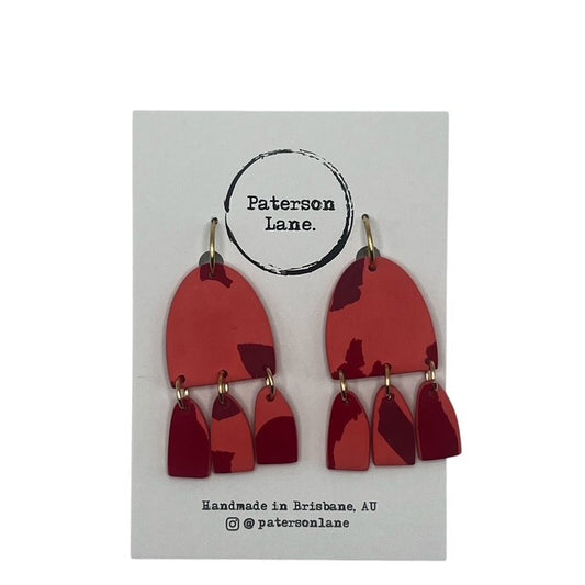 Paterson Lane | Arch dangles on huggie hoops 2