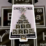 Megan Rae | CHEMIS-TREE Periodic Table Christmas ORNAMENT - Silver Mirror