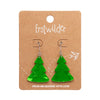 Erstwilder | Tree Ripple Drop Earrings - Green