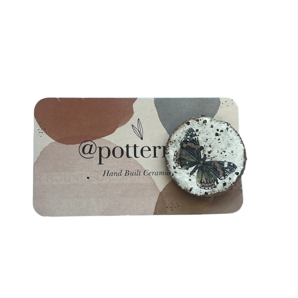 Ceramic Brooch - Butterfly