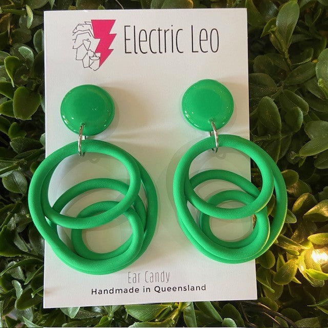 Electric Leo | BIG Squiggles - Green