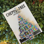 Megan Rae | CHEMIS-TREE Periodic Table Christmas Ornament - Multi Colour Rainow