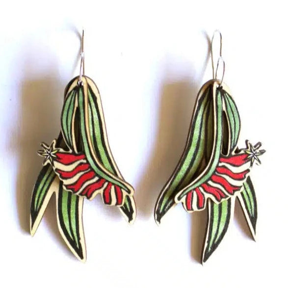 To The Trees | Kangaroo Paw Earrings Double Dangles