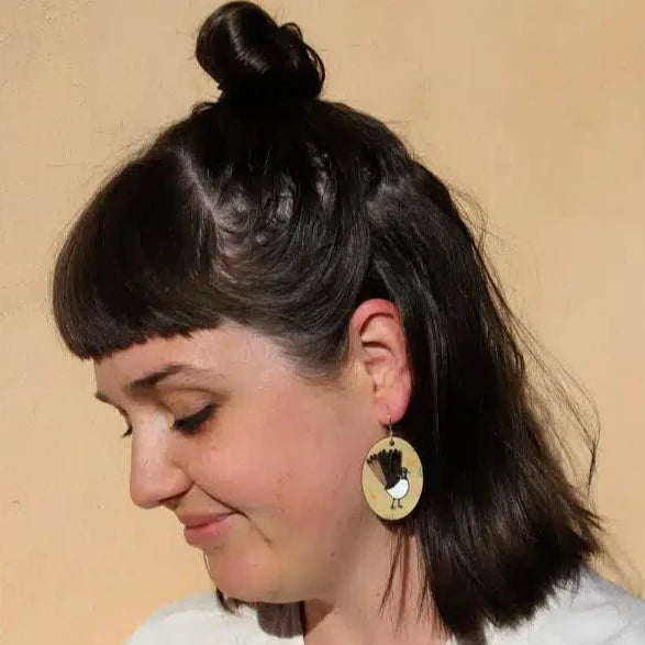 To The Trees | Willy Wagtail Earrings