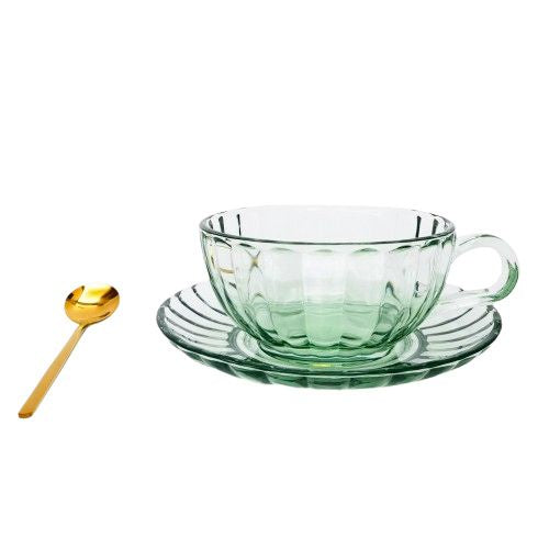 Urban | Maisy Glass Tea Cup Set Green