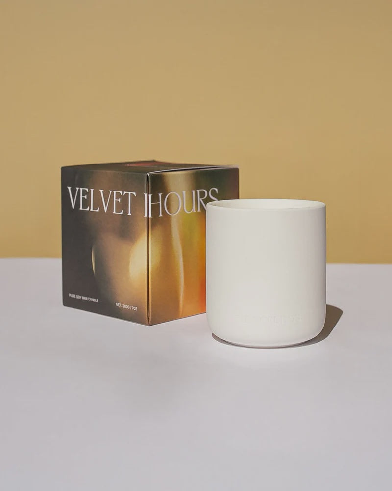 VELVET HOURS CERAMIC CANDLE Jar